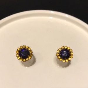 *Sorrelli Antique Crystal Stud Earrings*